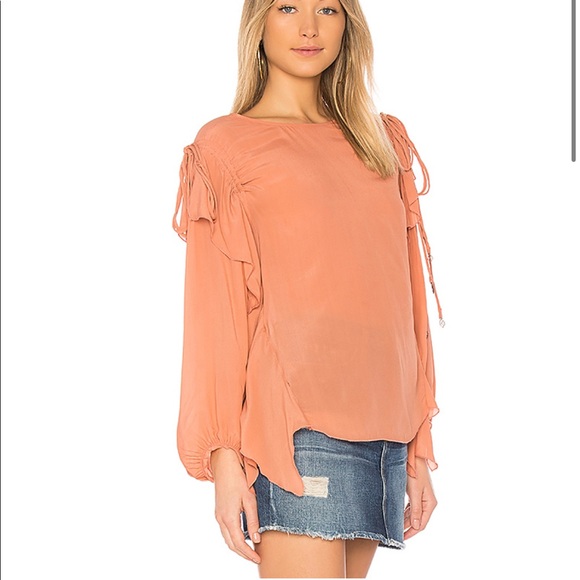 See by Chloe Silk Frill Top - Picture 2 of 8